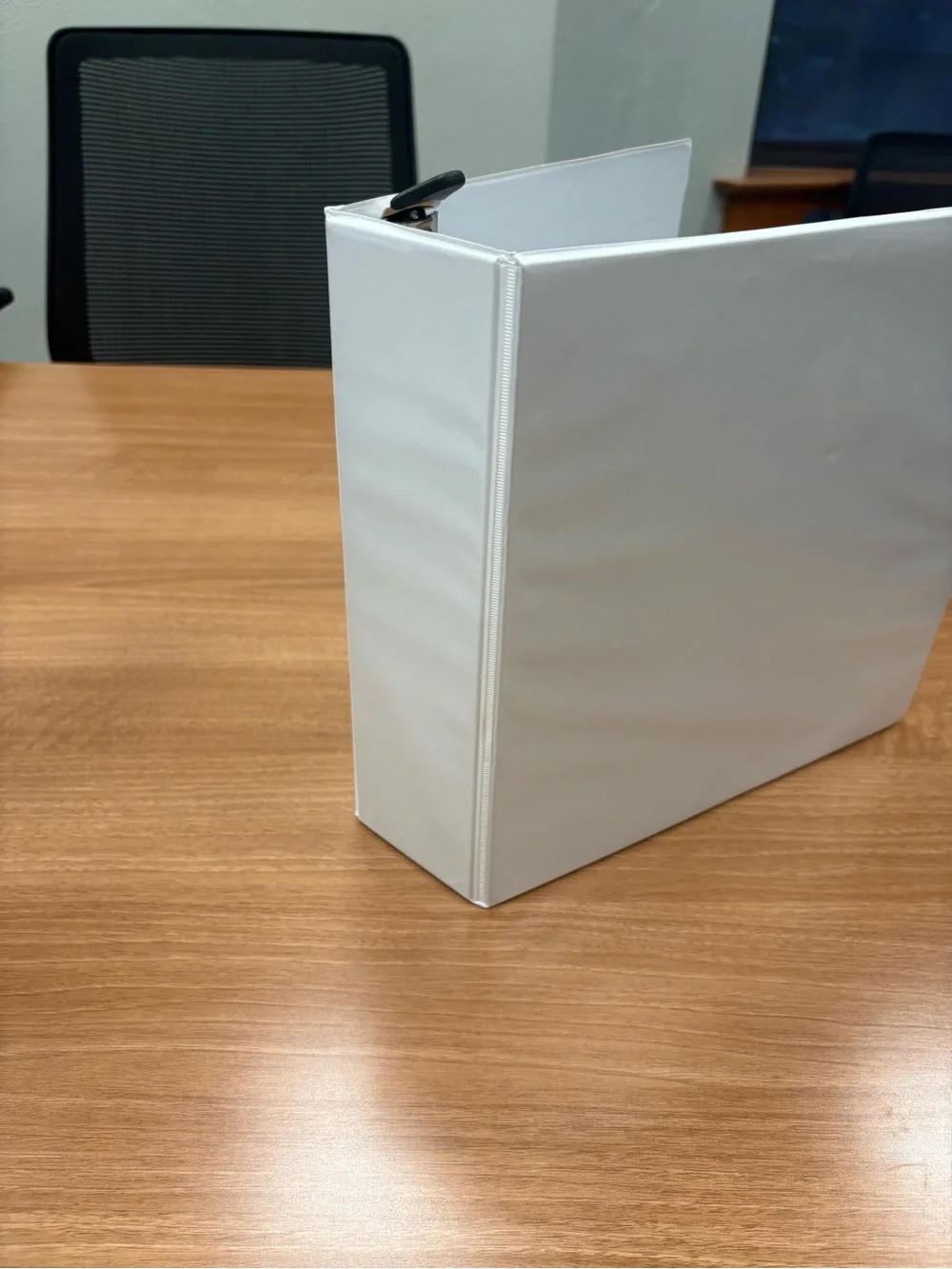 Set of 4 -Classic White 3-Ring Binders